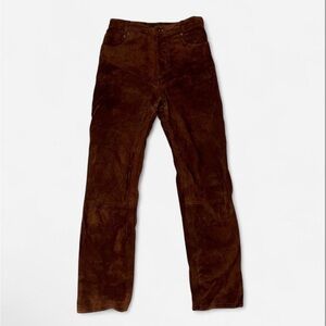 Brown Straight Leg Women's Pants